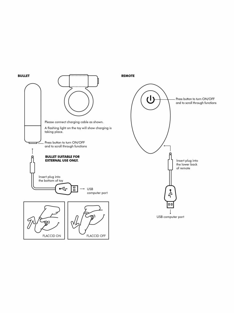 Fusion Remote Control Cock Ring | Sex Toys for Couples Cock Rings Cock Rings