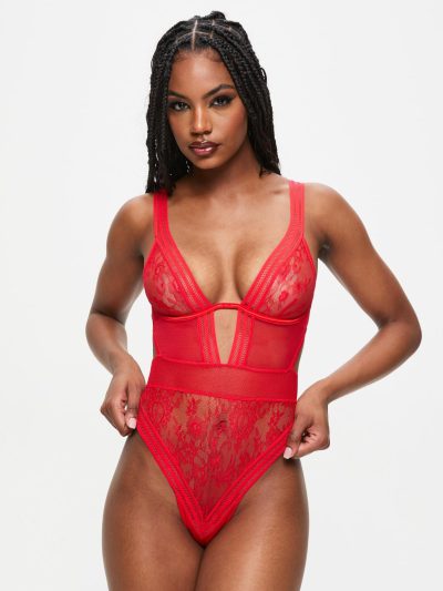 The Eternal Body Red | See Through Lingerie Bodies Red