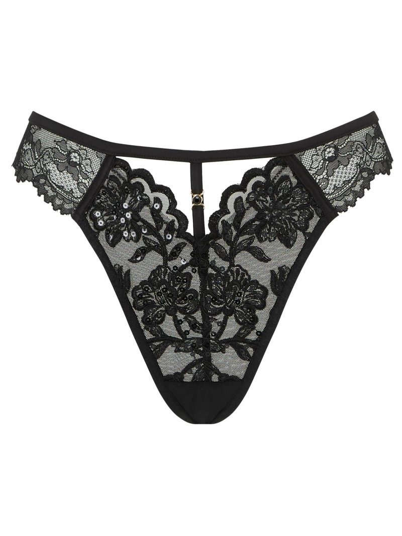 The Icon Thong Black | Knickers & Thongs Knickers & Thongs Black